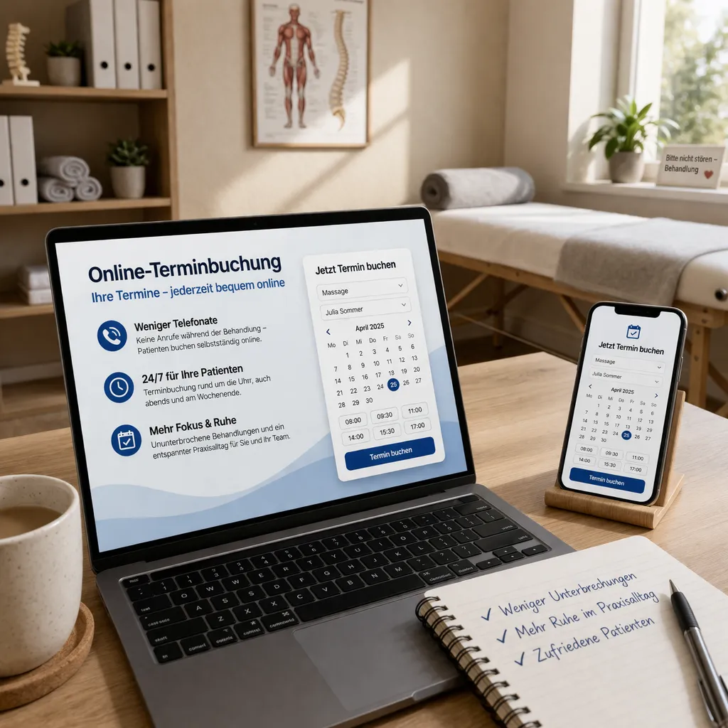 Online Terminbuchung für Therapiepraxen